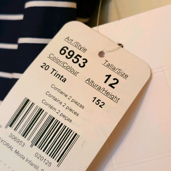 New with tags Mayoral girls marine inspired dress. - Picture 3 of 6